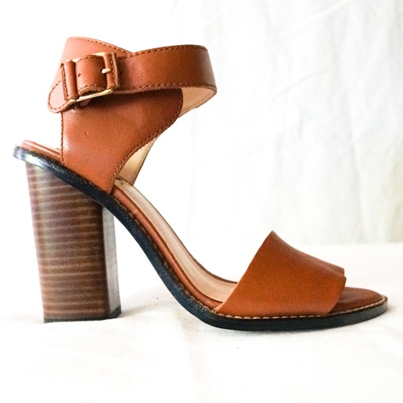 Mango Women 36 Chunky Heel Open Toe Sandal with Ankle Strap - Picture 5 of 16